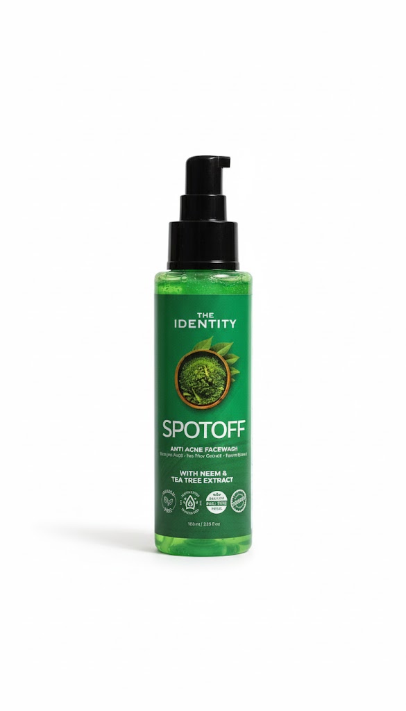 Spotoff Anti Acne Facewash by THE IDENTITY Anti Acne Facewash for Pimples and Oily Skin – Spotoff Salicylic Acid Anti Acne Facewash – Spotoff Pimple Removal Facewash for Men and Women Spotoff Facewash for Acne Control and Oil Control Acne Facewash to Reduce Blackheads and Whiteheads THE IDENTITY Spotoff Gel Facewash Facewash for Acne-Prone Skin – Spotoff